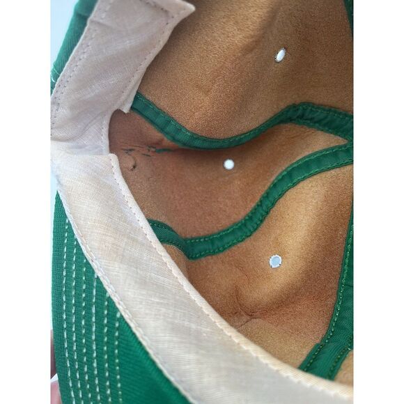 Vintage Snapback Hat TRUCKER  GREEN LIGHT AUTO Made in USA 1980's Review Photos - Picture 12 of 12